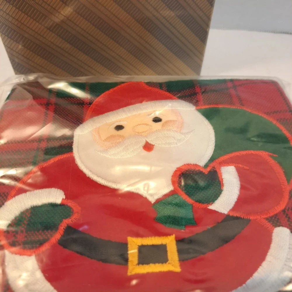 Vintage Avon Santa Claus Holiday Christmas Stocking New Old Stock Sealed